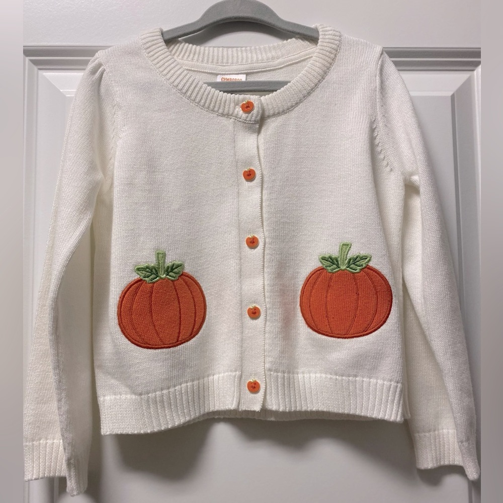 Gymboree Pumpkin Cardigan, 4T